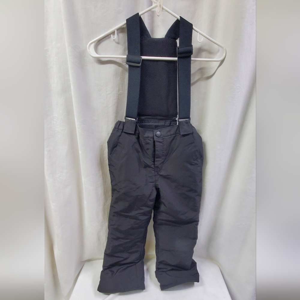 Children's Place Unisex Black Convertable Ski Bib 6
